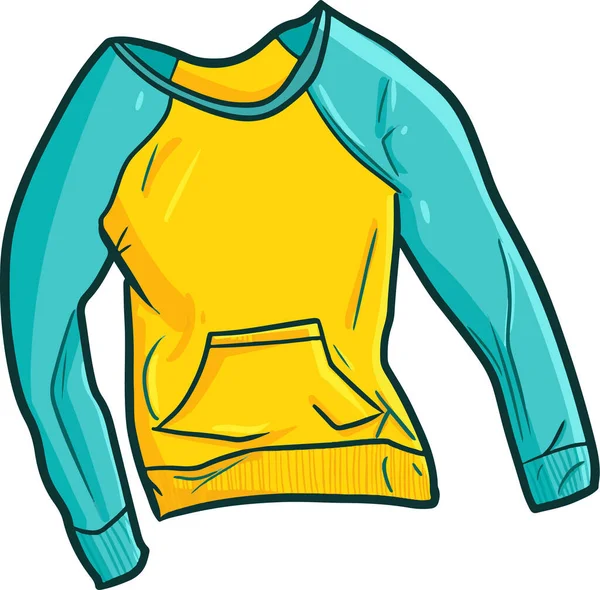 Sebuah Ilustrasi Vektor Dari Sweater Berwarna Warni Terisolasi Pada Latar - Stok Vektor