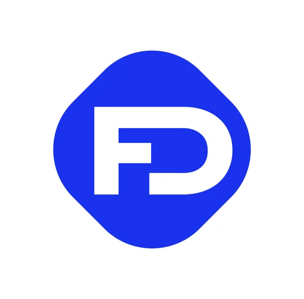 Sebuah Vektor Dari Logo Pada Latar Belakang Putih - Stok Vektor