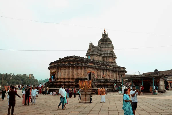 Sharada Vagy Sharadamba Templom Dasara Vagy Dussehra Fesztivál Napján — Stock Fotó
