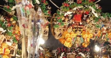 Shinjuku, Tokyo, Japonya 'daki Japon Matsuri Festivali için dekorasyon manzarası