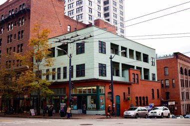 Seattle, ABD 'de bir sokak.