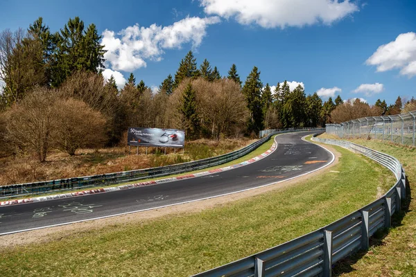 One Corners Famous Nordschleife Racing Track Germany — Stock Photo, Image