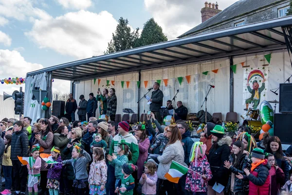 Dublin Irland März Parade Zum Patrick Day Dublin Irland März — Stockfoto