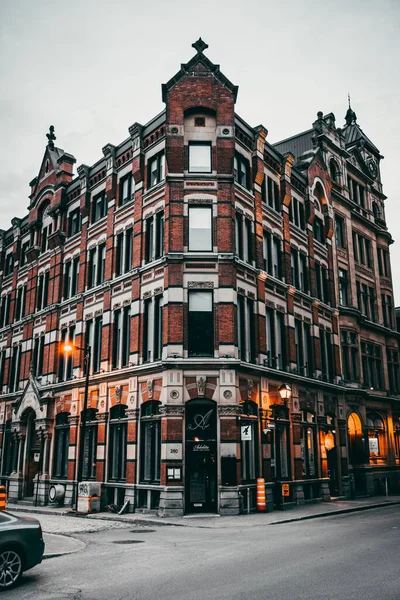 Ein Blick Auf Die Alte Architektur Der Kanadischen Provinz Quebec — Stockfoto