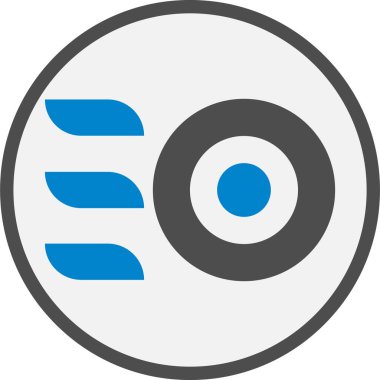 EO logo şablonunun bir vektör illüstrasyonu