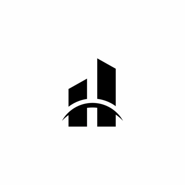 Λογότυπος Και Σχεδιασμός Κτιρίων — Διανυσματικό Αρχείο