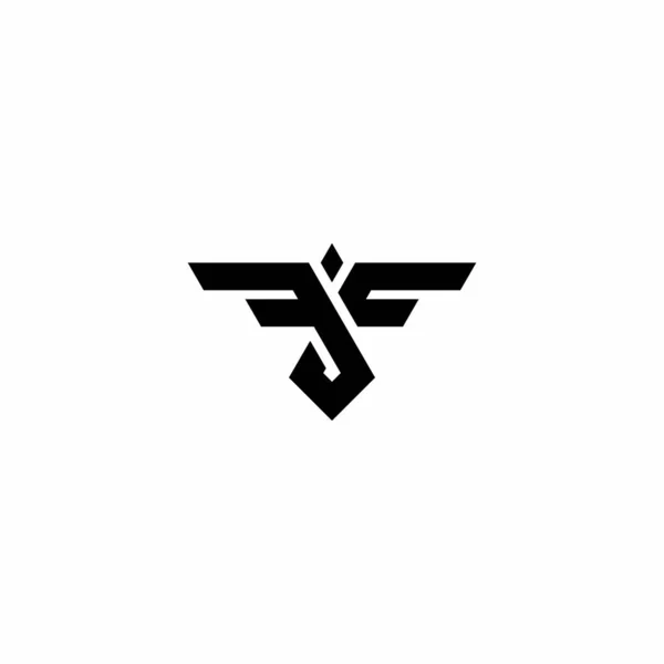 Duplo Logotipo Águia —  Vetores de Stock