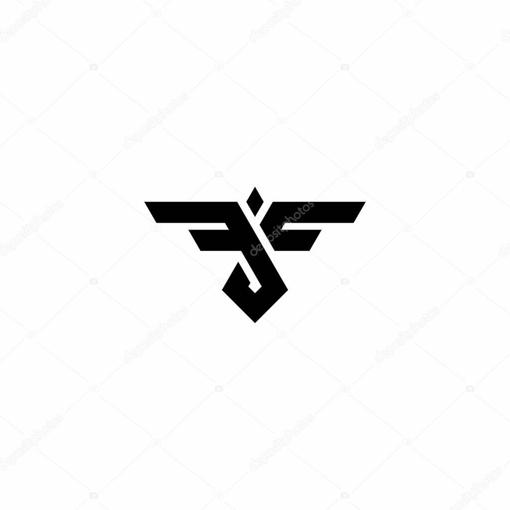double F and eagle logo