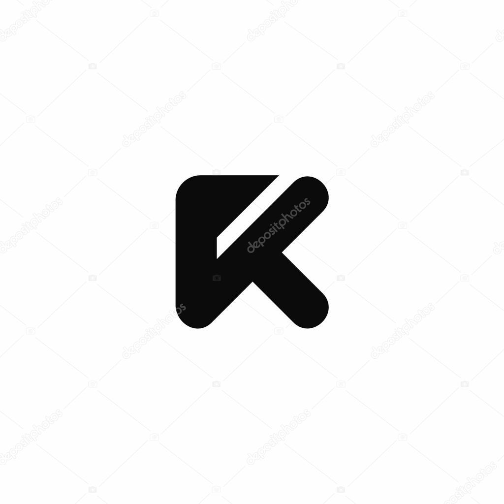 K logo simple elegant feel
