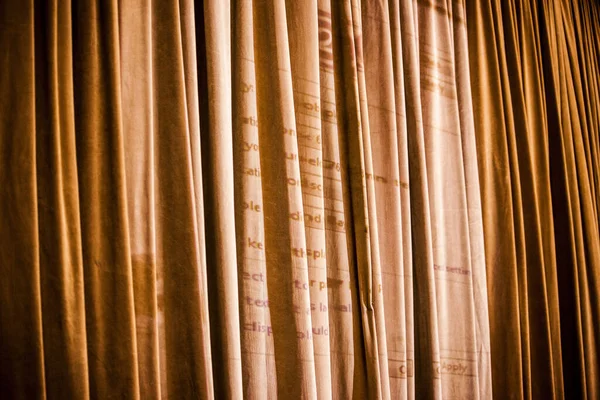 Closeup Shot Decorative Curtains — Stock Photo, Image