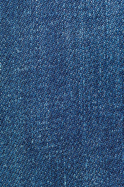 Bawełniane Tło Niebieskiej Prawdziwej Bawełny Tkaniny Wzór — Zdjęcie stockowe