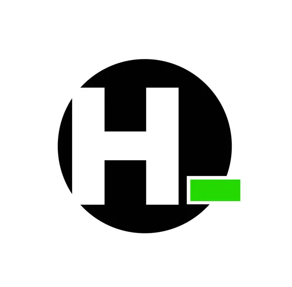 Beyaz Arkaplanda Harfi Monogram Simgesinin Vektör Tasarımı — Stok Vektör