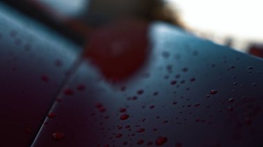 Klasik bir Amerikan arabasının yakın çekimi.