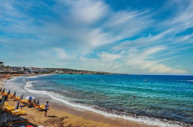 Agean Denizi 'nin Girit Adası' ndaki sahil