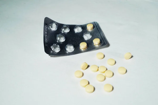 Favipiravir Avigan Eller Favilavir Ett Antiviralt Läkemedel Föreslå Läkemedlet Som — Stockfoto