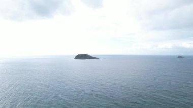 Kıyı şeridinin havadan görünüşü