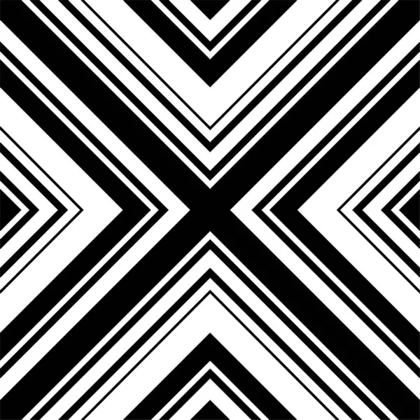 Líneas Diagonales Blanco Negro Patrón Repetición Sin Costuras Textura Utilizar — Archivo Imágenes Vectoriales