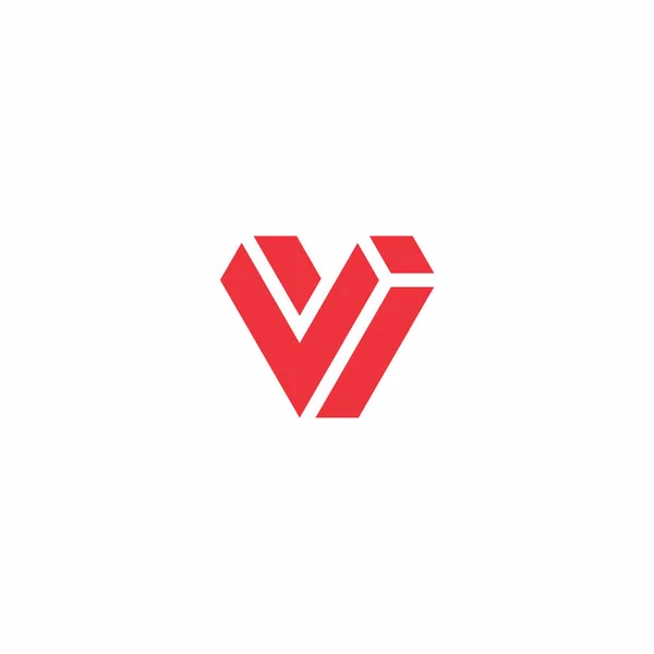 Logotipo Inicial Vetor Projeto — Vetor de Stock