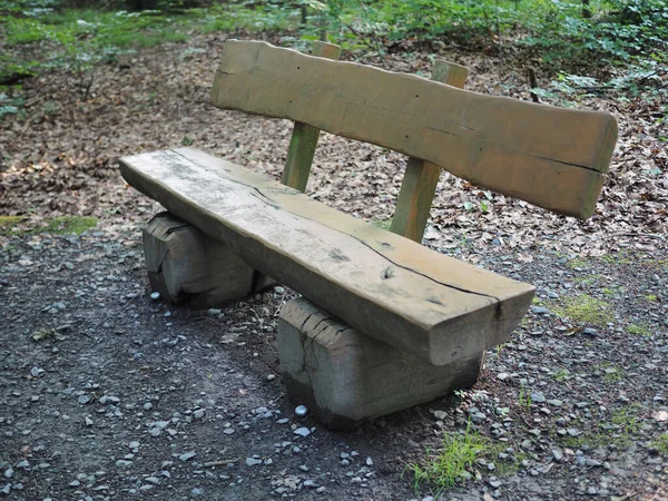 Old Wooden Bench Park — Stock Photo, Image