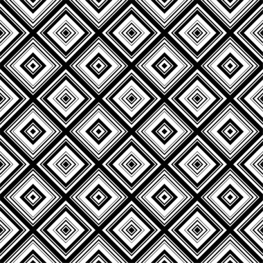 Siyah ve beyaz kareler, kareli ve pürüzsüz tekrarlama kalıpları. Arkaplan, işaret oluşturma, kartlar, ambalaj kağıdı, yapıştırma defteri, montaj için kullanılacak doku.