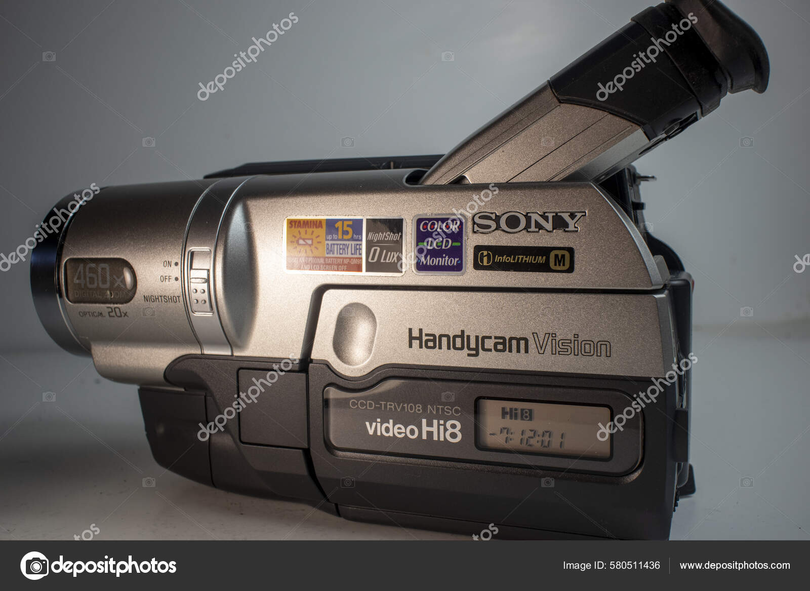 Августа Сша Vintage 2001 Sony Trv108 Handycam Side Цифровой Экран.