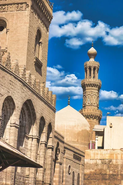 Zdjęcie Pionowe Starego Meczetu Kairze — Zdjęcie stockowe