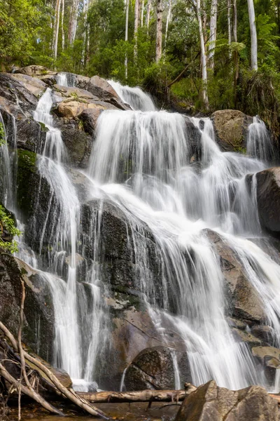 Красивый Снимок Водопада Скалах — стоковое фото