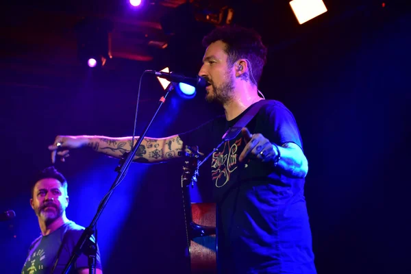 Singer Songwriter Frank Turner Performs His Classic Brand Punk Folk — Stock Photo, Image