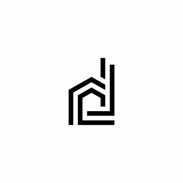 Logo Semplice Nuance Elegante — Vettoriale Stock