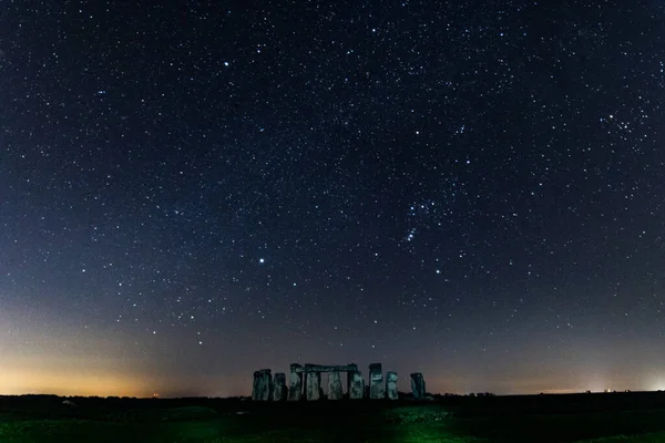 View Stonehenge Beautiful Orion Background Wiltshire — Stock Photo, Image