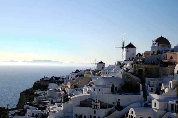 Het Eiland Santorini Zuidelijke Egeïsche Zee Griekenland — Stockfoto