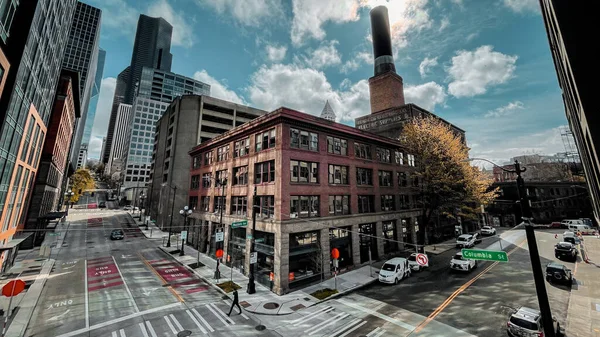 Eine Schöne Aufnahme Der Straßen Von Seattle Den Vereinigten Staaten — Stockfoto