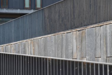 Parque das Nacoes, Lizbon 'daki modern binaların soyut çizgileri