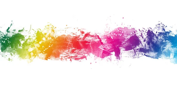 Красота Абстрактных Пятен Watercolors Colors Мокрые Сухой Бумаге — стоковое фото