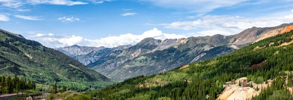 Looking out over the Idarado mine site and the Yankee Girl mine