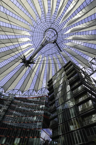 Οροφή Του Sony Center Στο Potsdamer Platz Στο Βερολίνο Γερμανία — Φωτογραφία Αρχείου