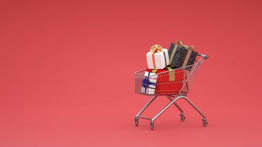 Alışveriş karnavalı geçmişinin bir çizimi.