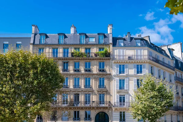 Paris Immeuble Typique Avenue Breteuil Dans Quartier Luxe — Photo