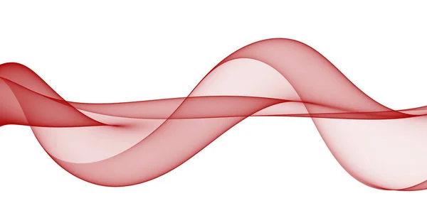 Красива Абстрактна Гладка Кольорова Хвиля Ілюстрація Кривої Потоку Червоного Руху — стокове фото