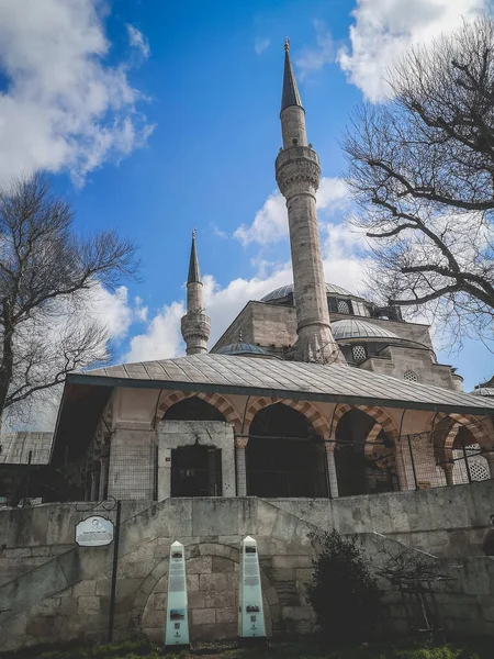 Vertikal Bild Blå Moskén Istanbul Turkiet — Stockfoto