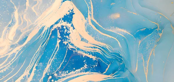 the swirls of marble or the ripples of agate - liquid marble texture in shades of blue