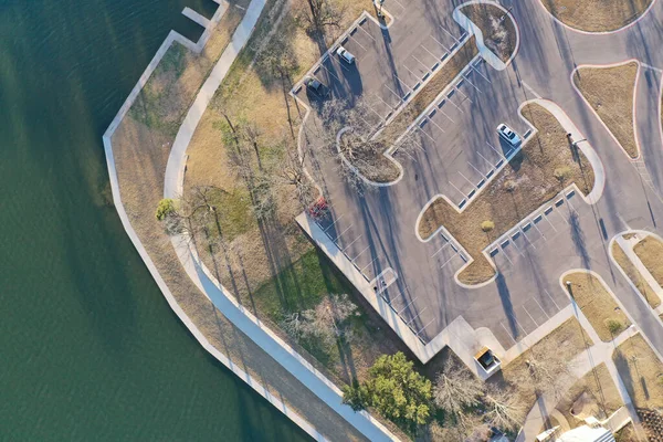 High Angle Shot Colorado River Downtown Marble Falls Usa — Stock Photo, Image