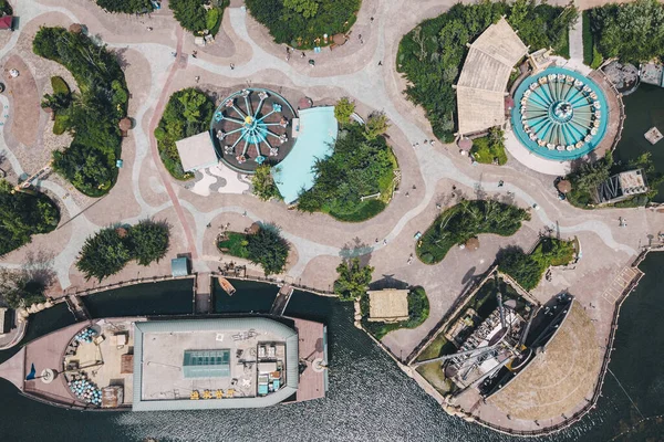 Bird Eye View Theme Park — Stock Photo, Image