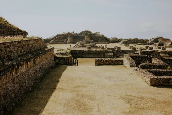 Sitio Arqueológico Monte Alban Oaxaca — Foto de Stock