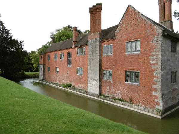 Έπαυλη Baddesley Clinton National Trust Στο Solihull Ηνωμένο Βασίλειο — Φωτογραφία Αρχείου