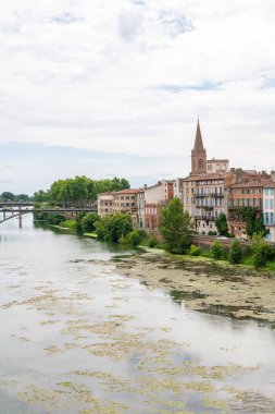 Fransa 'da Montauban, Güney' de güzel bir Fransız şehri, Panorama