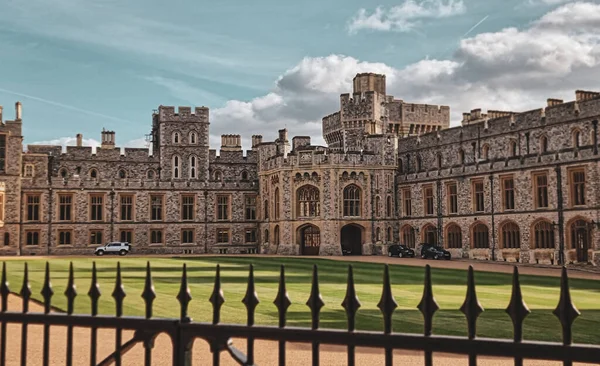 Una Vista Panoramica Del Castello Windsor Una Giornata Sole Inghilterra — Foto Stock