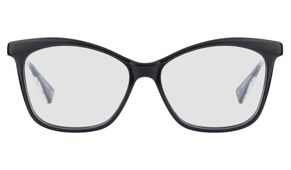 Eine Schöne Aufnahme Einer Optischen Brille Auf Weißem Hintergrund — Stockfoto