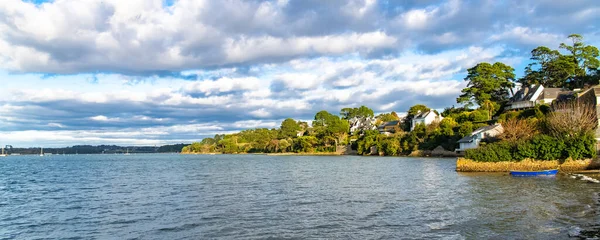 Brittany Ile Aux Moines Island Morbihan Gulf Typical Harbor Old — Stock Photo, Image