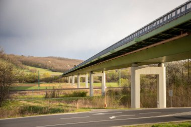 Macaristan Zalalovo yakınlarında güzel bir Viyadük manzarası